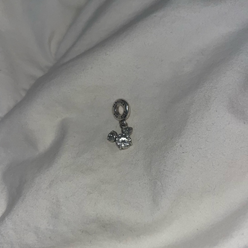 Pandora Silver Charm with Sparkling Stones - Picture 6 of 7